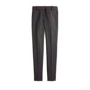 NWT J.Crew Tall Full Length Cameron in Black Four Season Stretch Pants 12T